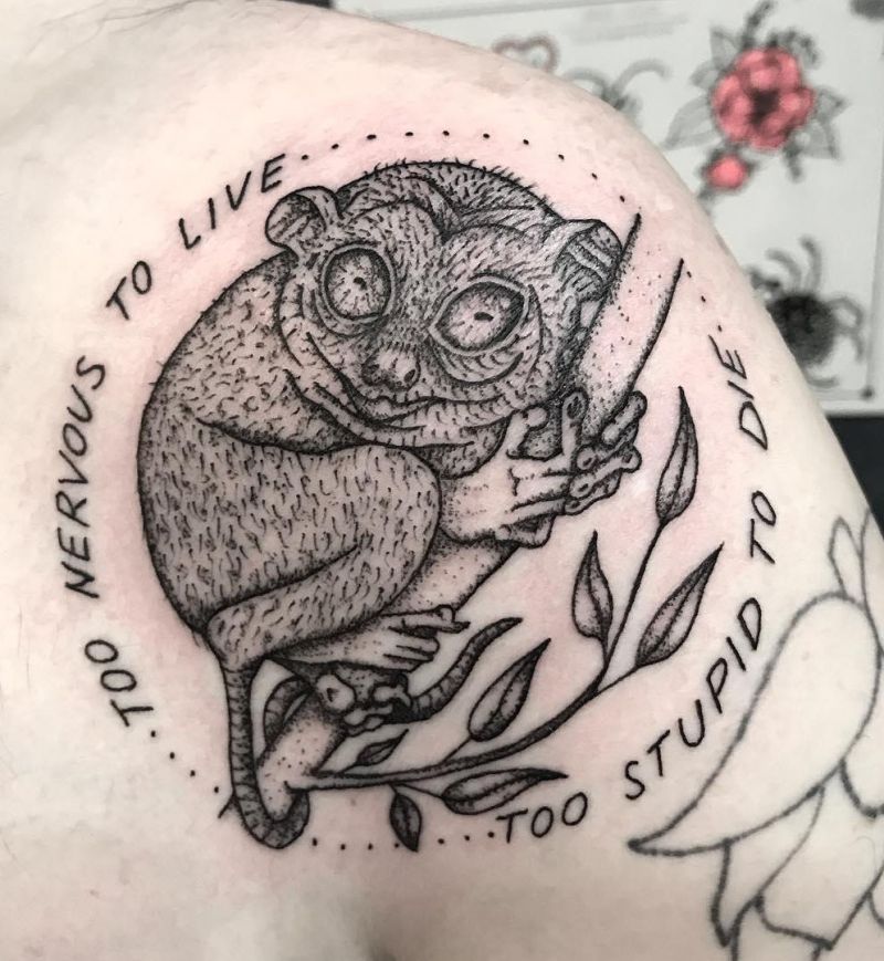 30 Cute Tarsier Tattoos You Must Love