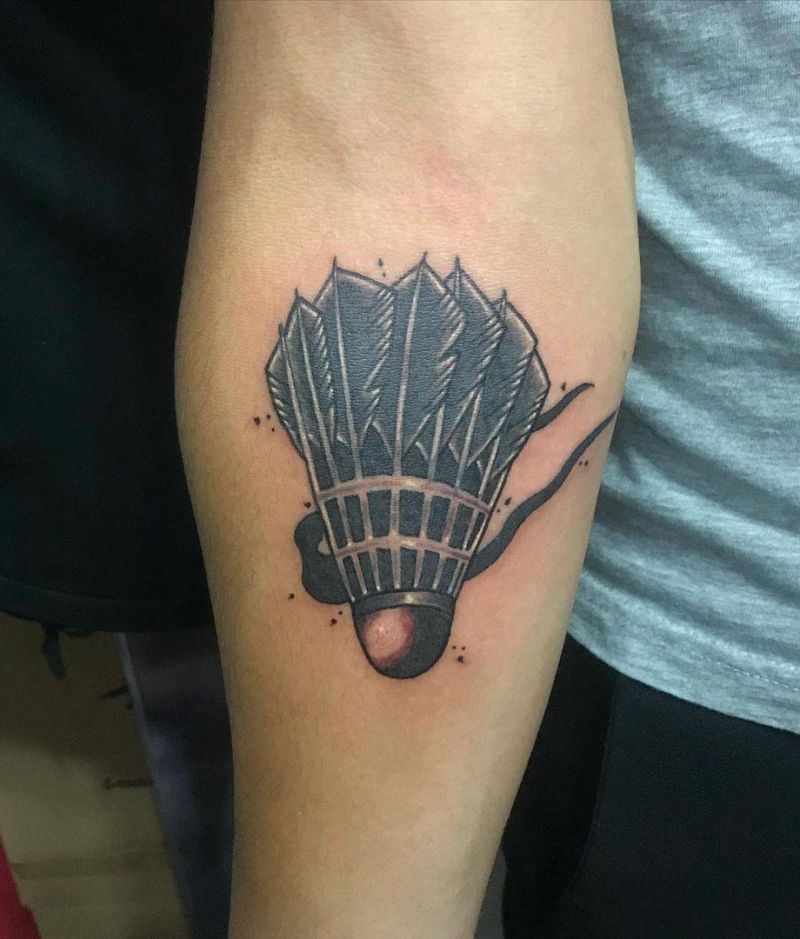 30 Pretty Badminton Tattoos You Will Love