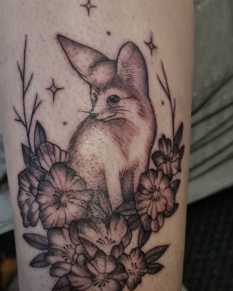 30 Pretty Fennec Fox Tattoos You Must Try