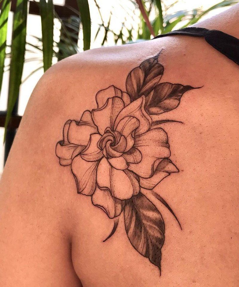 30 Unique Gardenia Tattoos You Must Love