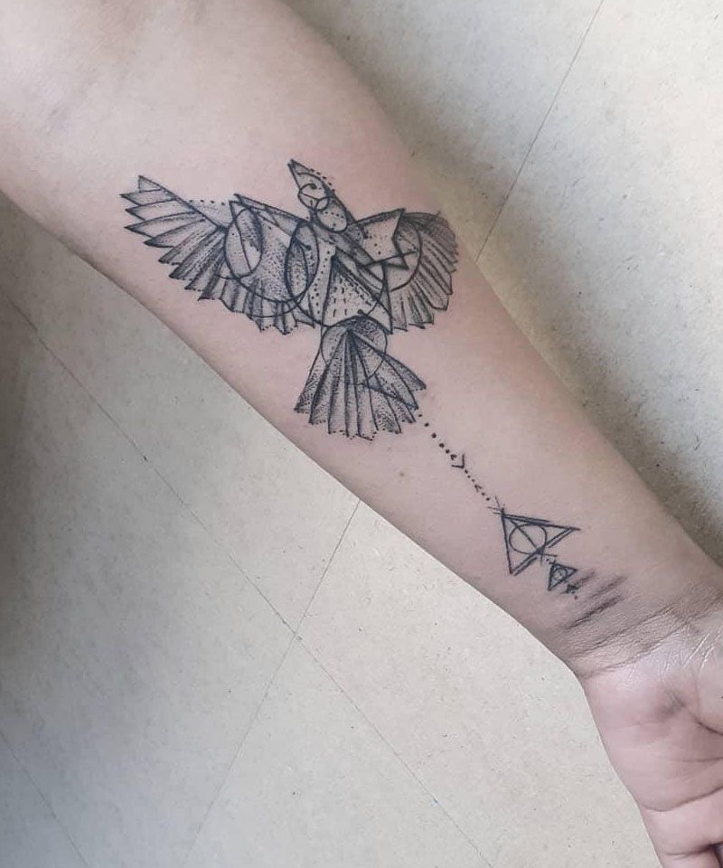 30 Unique Geometric Bird Tattoos You Can Copy