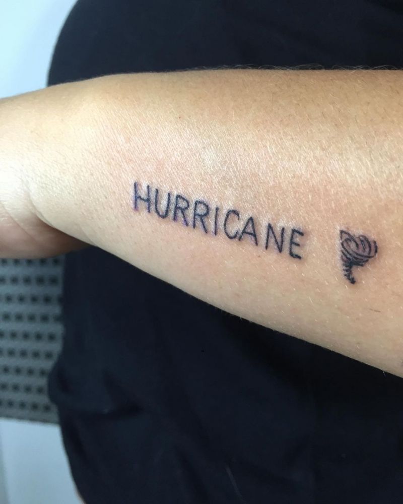 30 Gorgeous Hurricane Tattoos You Must Love