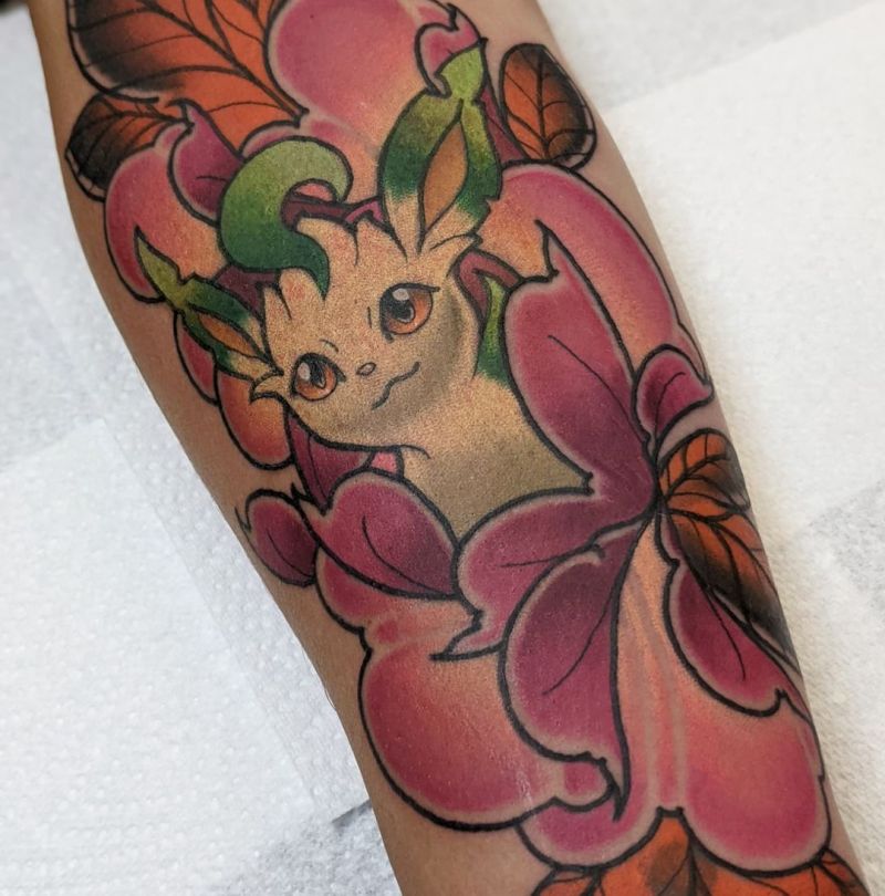 30 Cute Leafeon Tattoos You Must Try