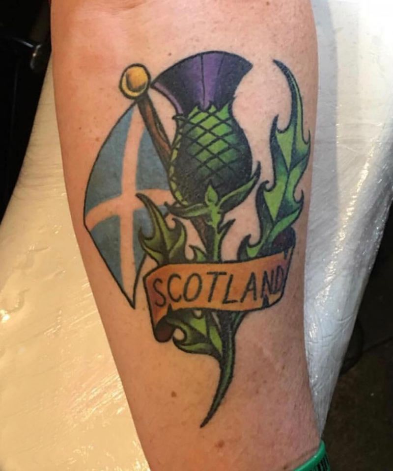 26 Pretty Saltire Tattoos You Can Copy