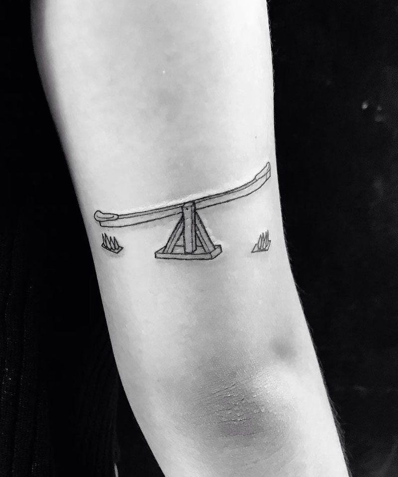 9 Wonderful Seesaw Tattoos You Must Love