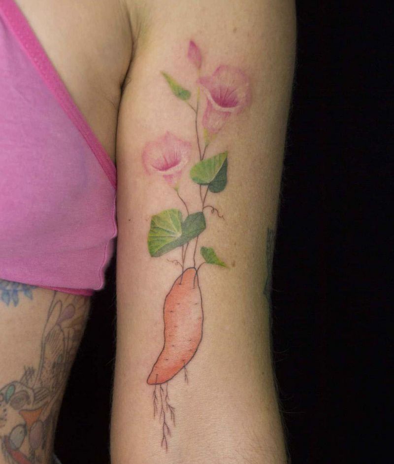 12 Unique Sweet Potato Tattoos You Will Love