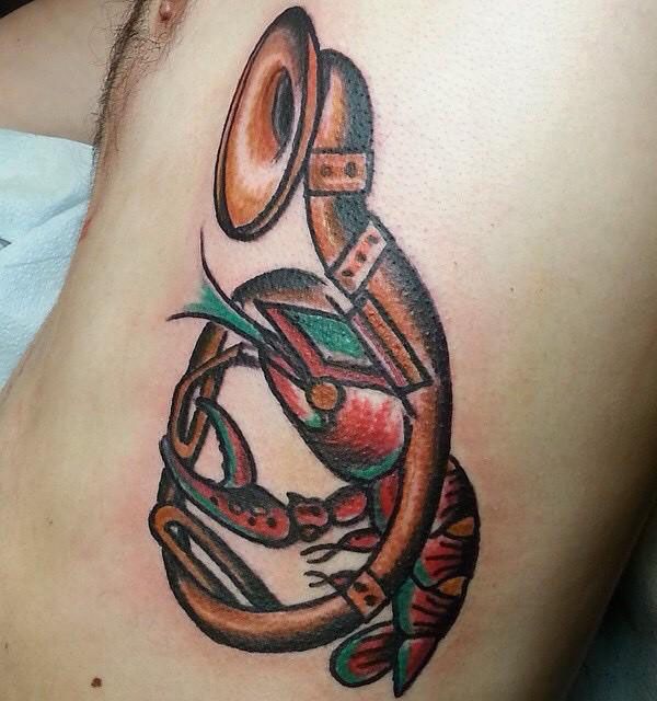 28 Pretty Tuba Tattoos You Can Copy