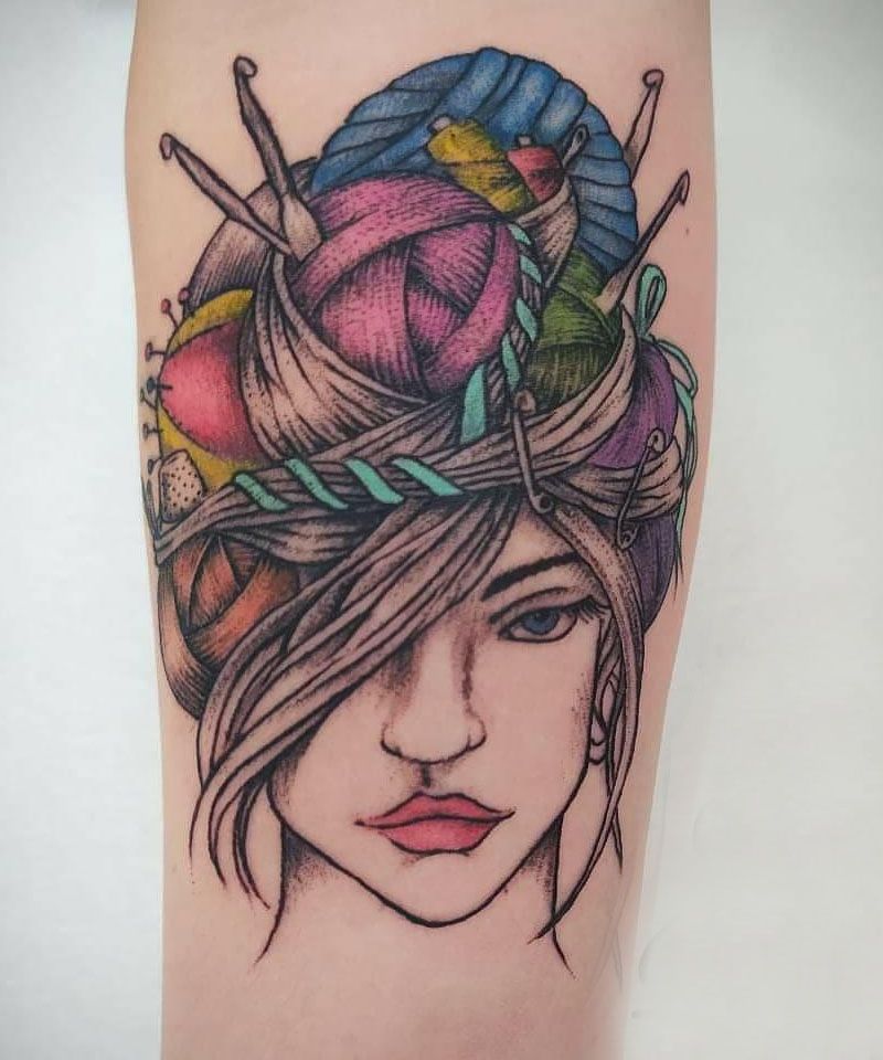 30 Pretty Yarn Tattoos You Can Copy