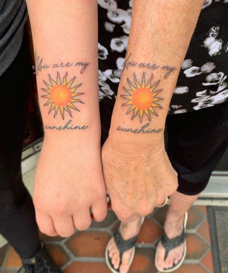 30 Pretty You Are My Sunshine Tattoos to Inspire You