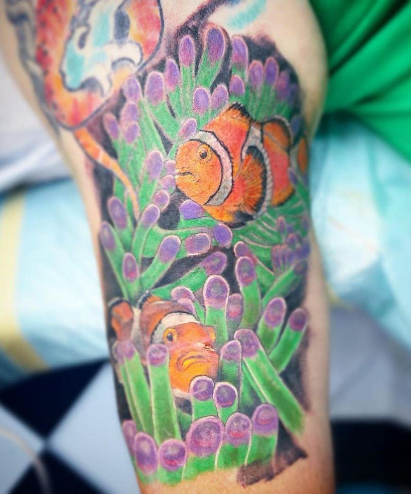 30 Cute Clownfish Tattoos You Must Love