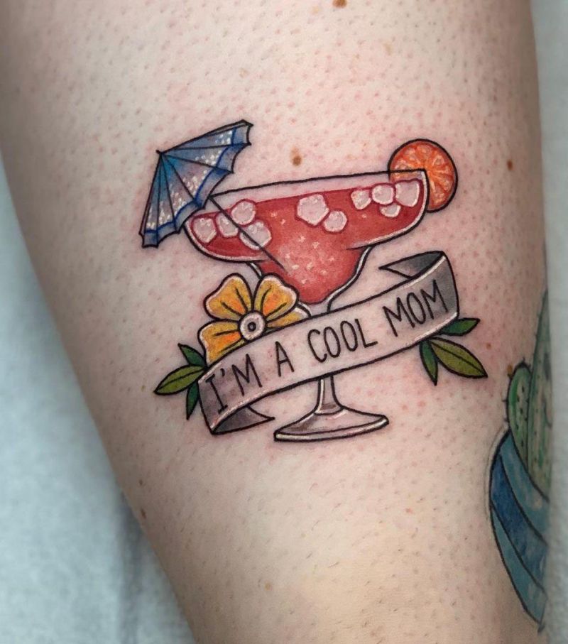 30 Pretty Cocktail Tattoos You Can Copy