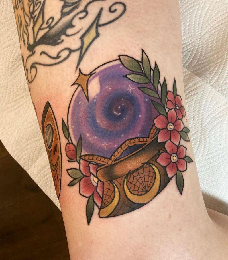 30 Pretty Crystal Ball Tattoos You Must Love