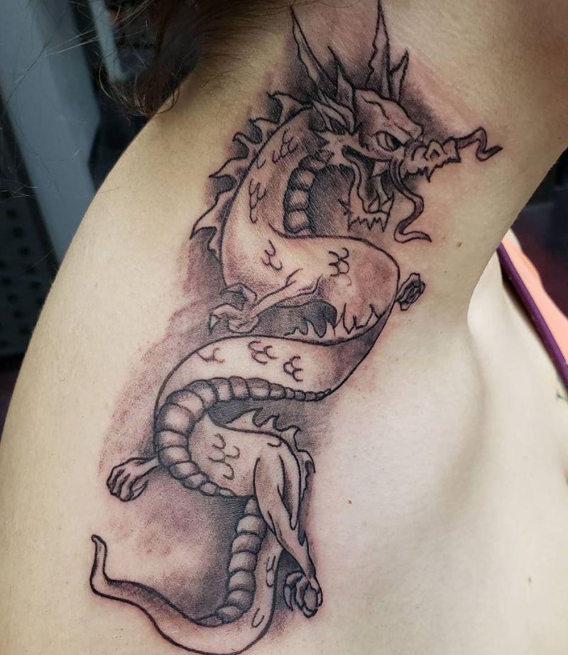 30 Pretty Dragon Tattoos You Must Love