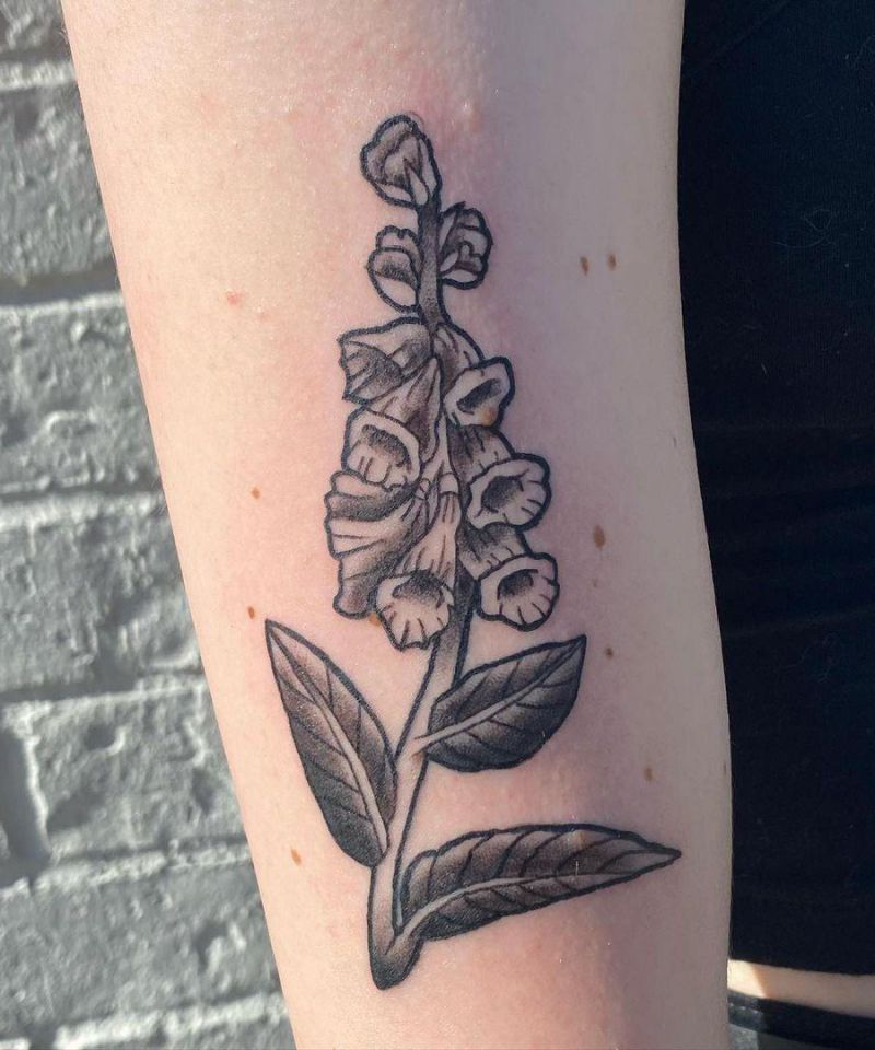 30 Pretty Foxglove Tattoos You Will Love