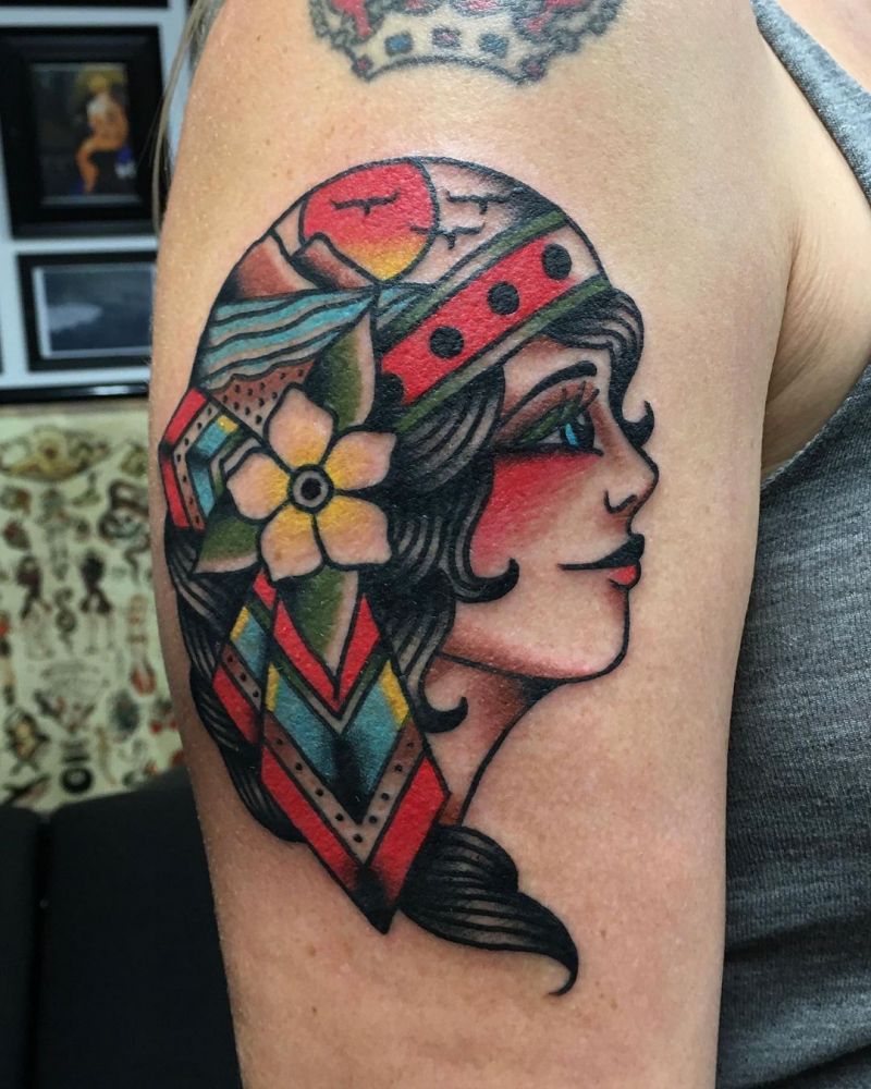 30 Pretty Gypsy Tattoos You Can Copy