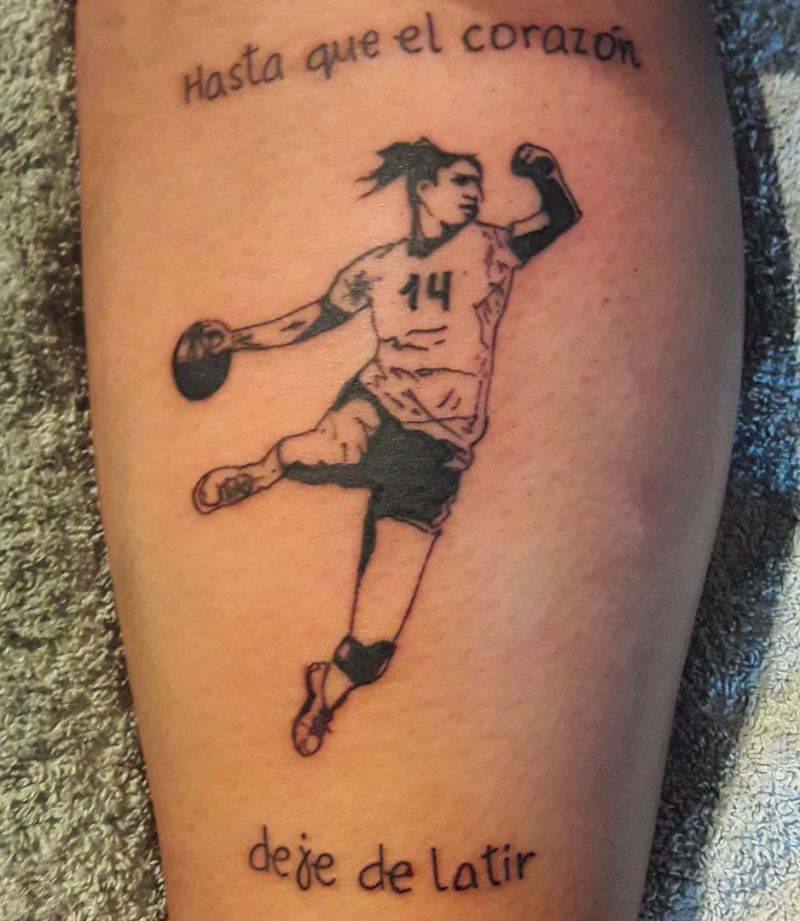 30 Unique Handball Tattoos You Must Love