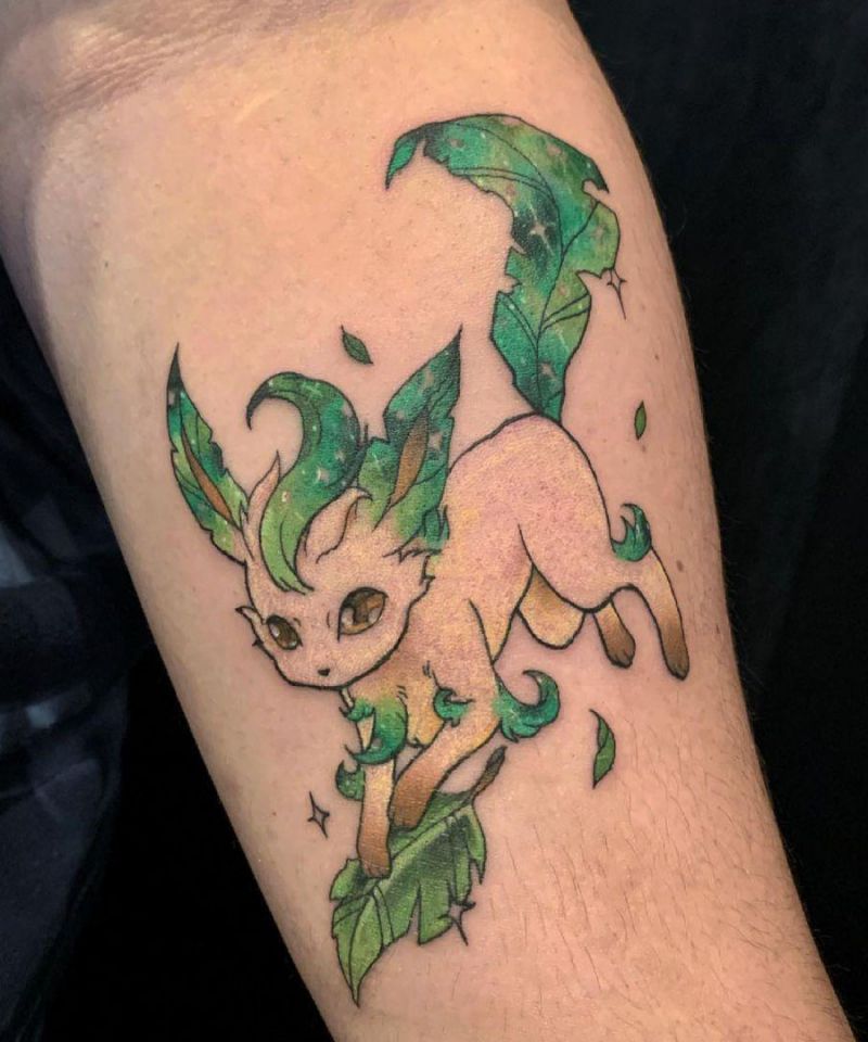 30 Cute Leafeon Tattoos You Must Try