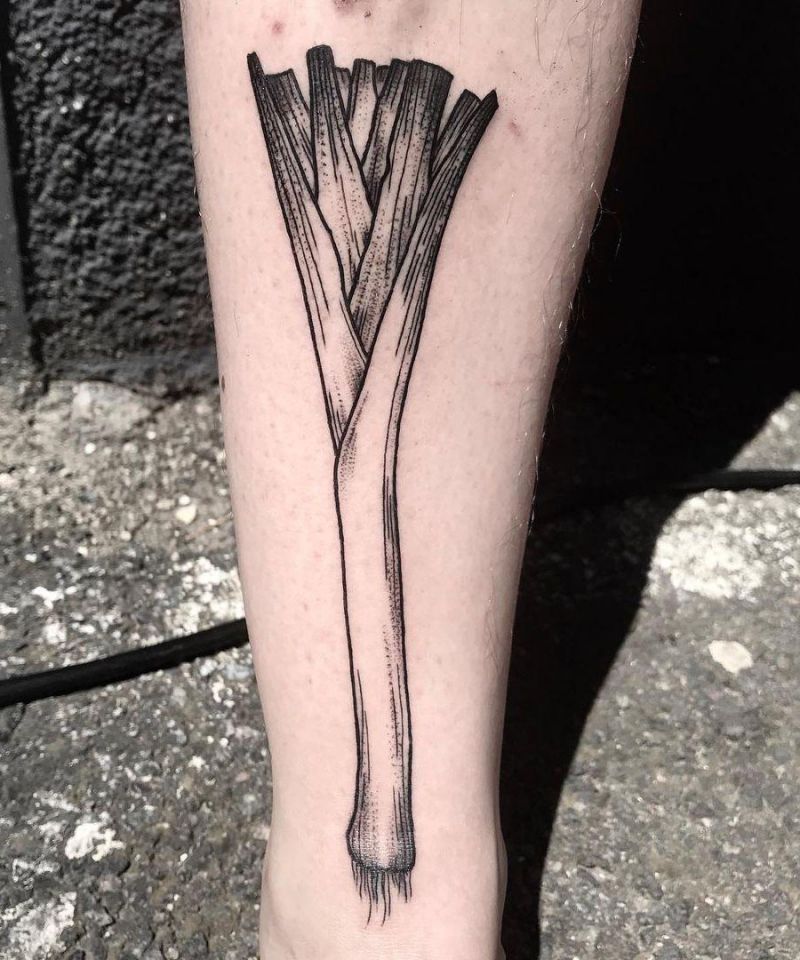 30 Unique Leek Tattoos You Can Copy