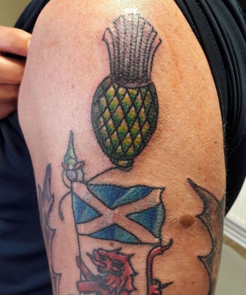 26 Pretty Saltire Tattoos You Can Copy