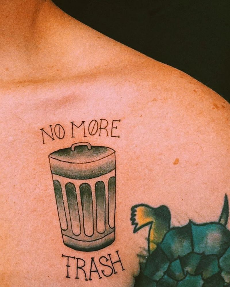 30 Unique Trash Can Tattoos You Must Love