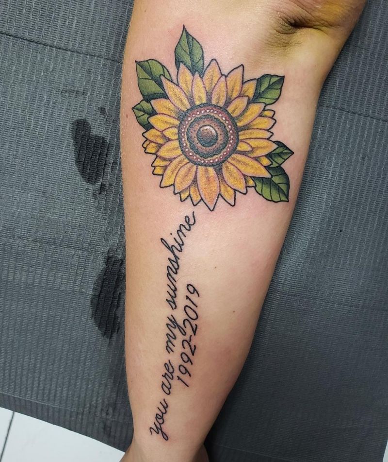 30 Pretty You Are My Sunshine Tattoos to Inspire You