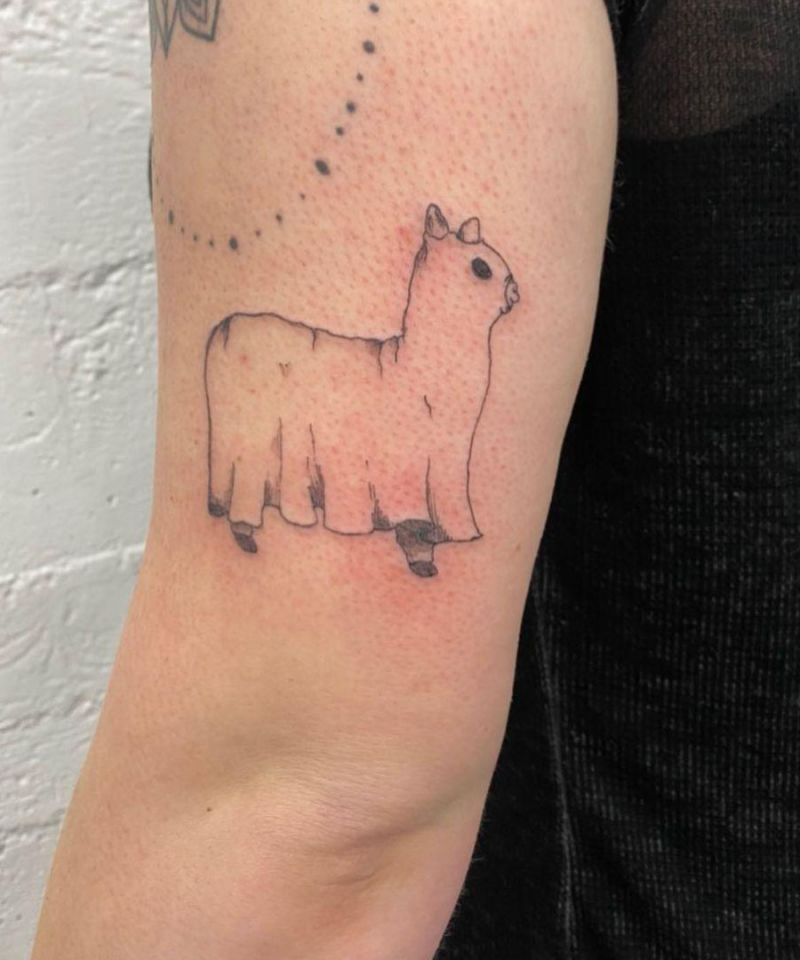 30 Cute Alpaca Tattoos You Must Try Style VP