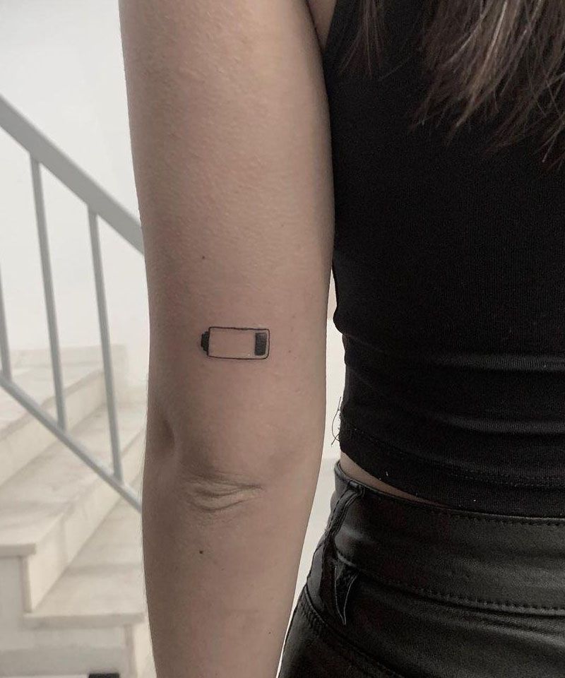 30 Unique Battery Tattoos You Must Love