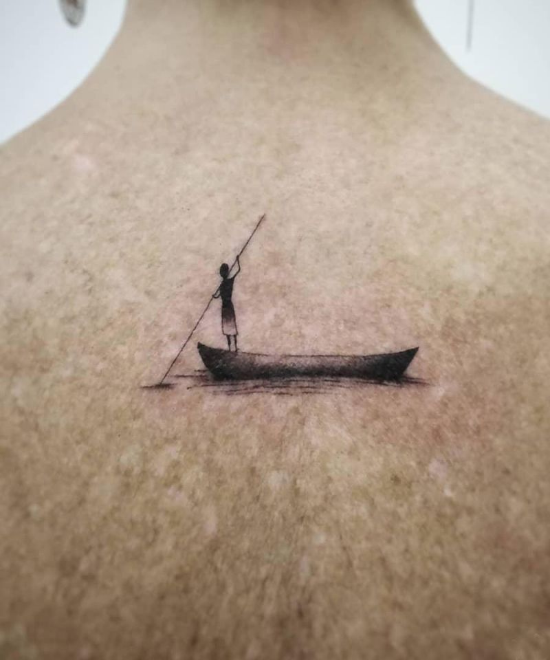 30 Unique Canoe Tattoos You Will Love