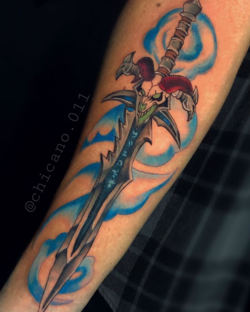 30 Pretty Frostmourne Tattoos to Inspire You