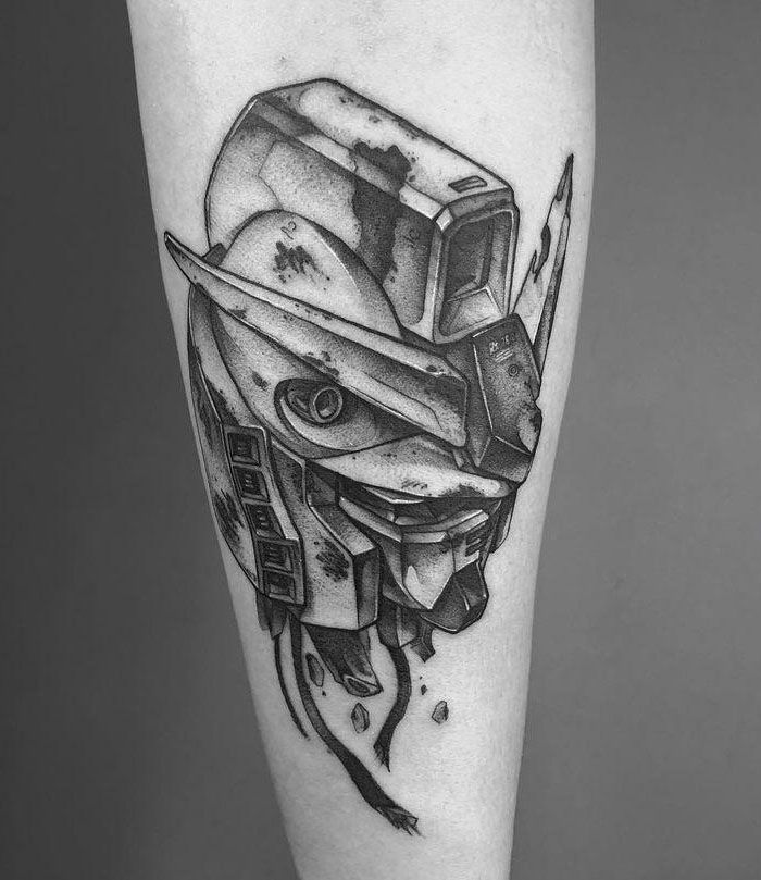 30 Exciting Gundam Tattoos for Your Inspiration