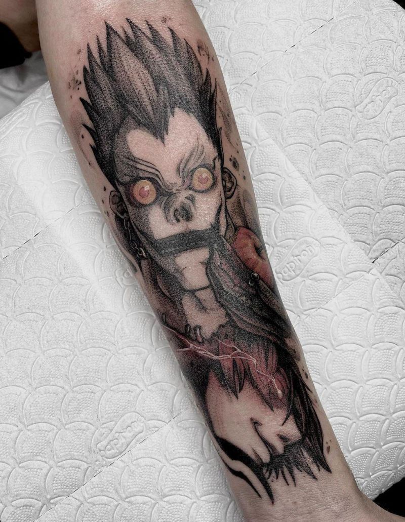 30 Unique Ryuk Tattoos to Inspire You