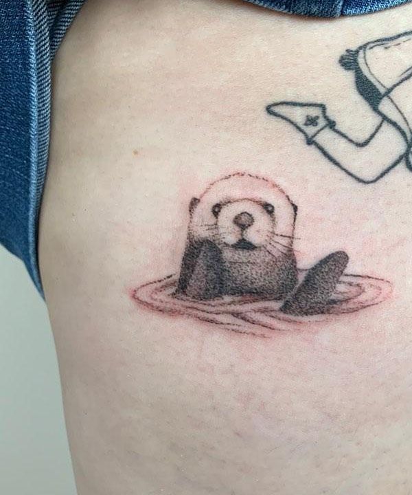 30 Cute Sea Otter Tattoos You Must Love