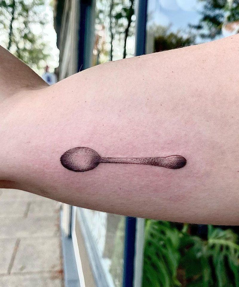 30 Pretty Spoon Tattoos For Your Inspiration