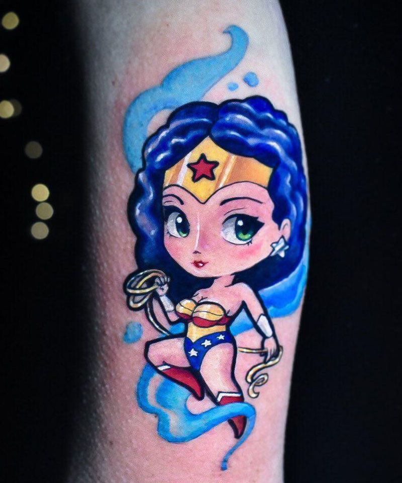 30 Pretty Wonder Woman Tattoos For Your Inspiration