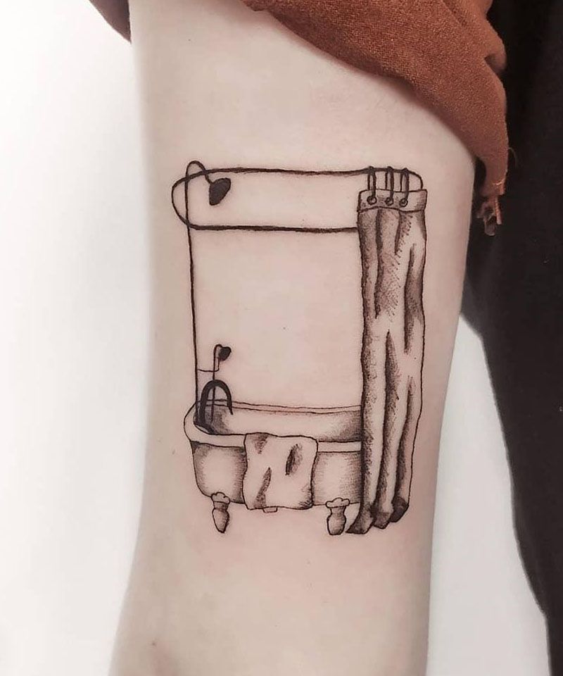 30 Unique Bathtub Tattoos You Must Love