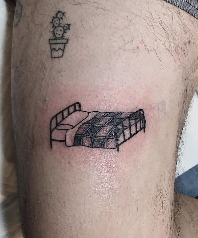 30 Unique Bed Tattoos You Can Copy