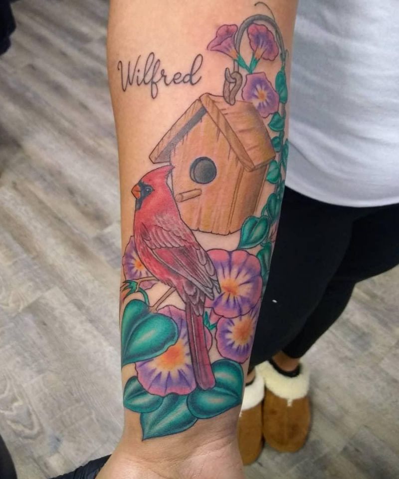 30 Unique Bird House Tattoos You Can Copy