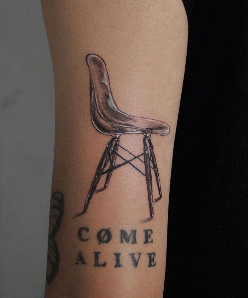 30 Unique Chair Tattoos You Must Love