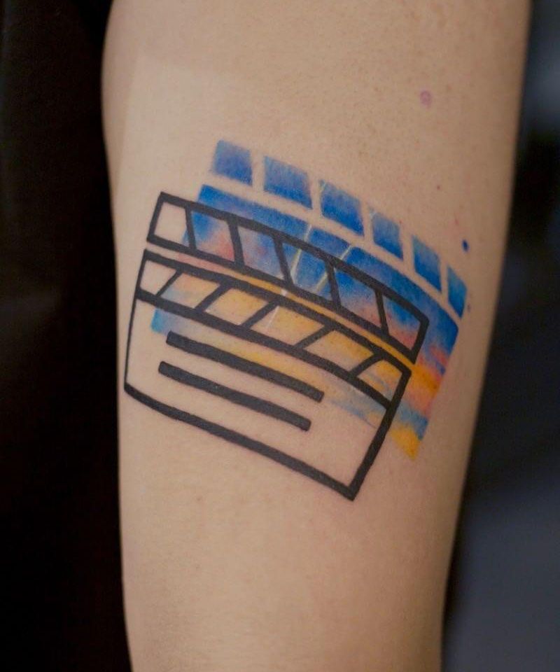 30 Unique Clapperboard Tattoos to Inspire You