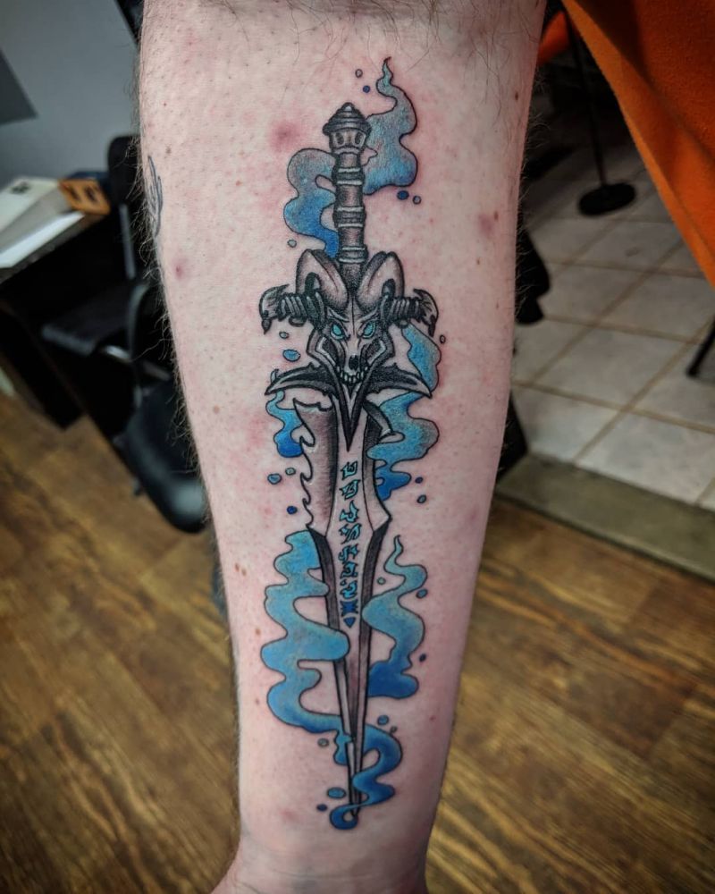 30 Pretty Frostmourne Tattoos to Inspire You