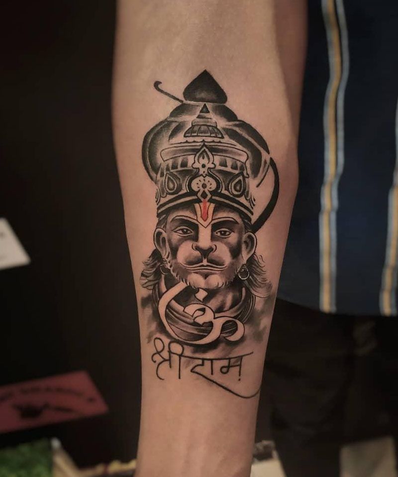 30 Unique Hanuman Tattoos You Must Love