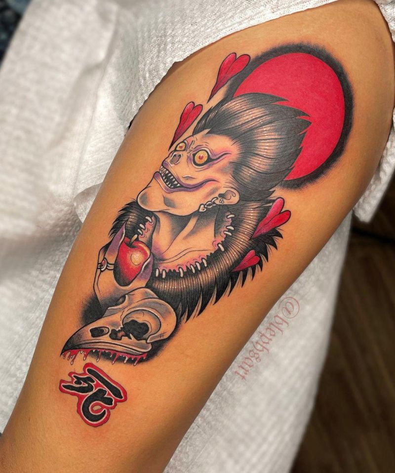 30 Unique Ryuk Tattoos to Inspire You