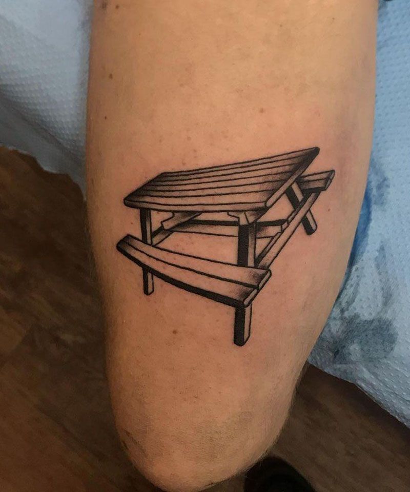 30 Unique Table Tattoos For Your Inspiration