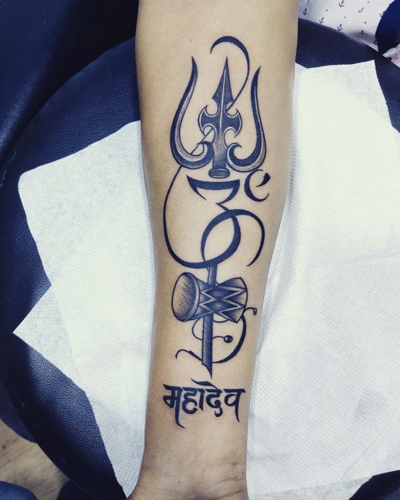 30 Unique Trishul Tattoos For Your Inspiration