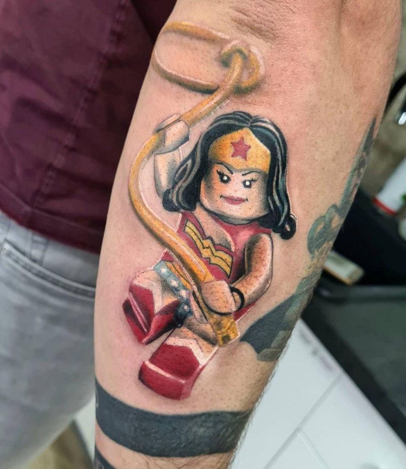 30 Pretty Wonder Woman Tattoos For Your Inspiration