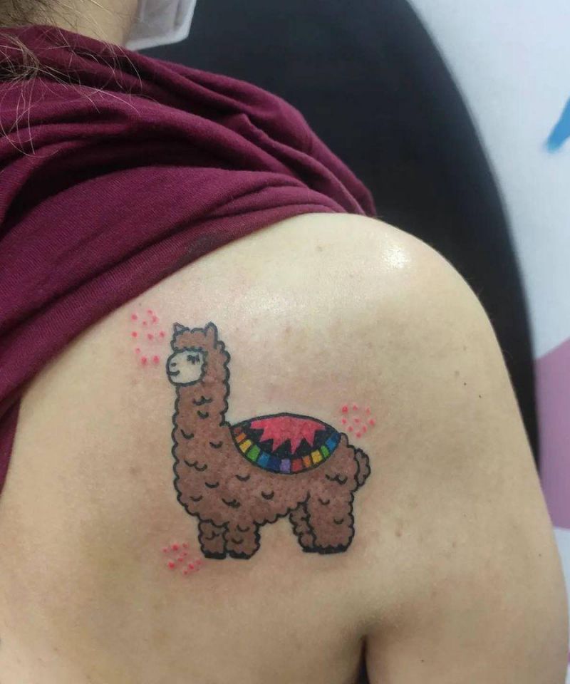 30 Cute Alpaca Tattoos You Must Try