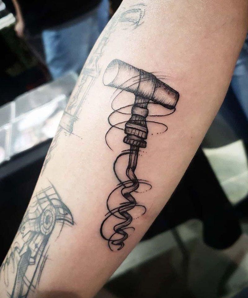 30 Unique Corkscrew Tattoos You Must Try