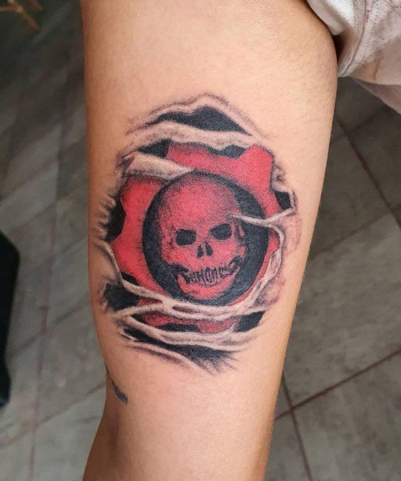 30 Unique Gears Of War Tattoos You Can Copy