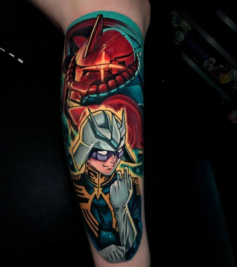 30 Exciting Gundam Tattoos for Your Inspiration