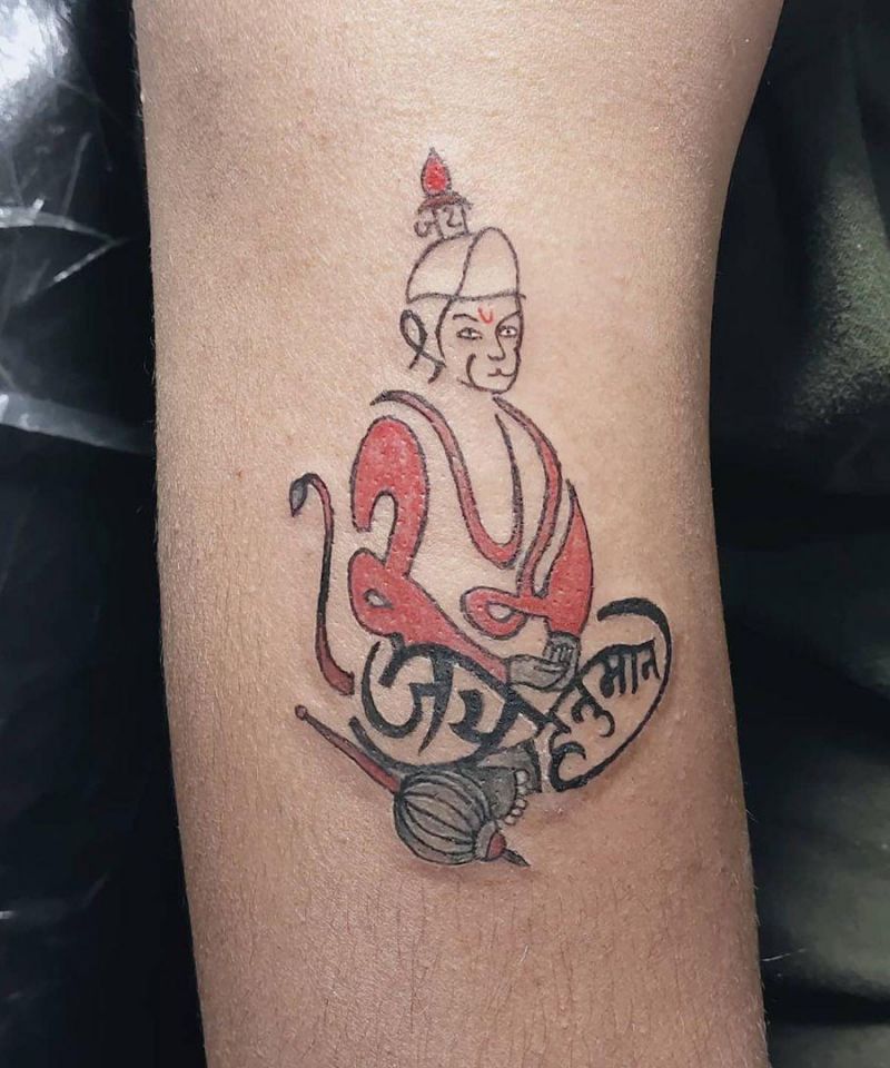 30 Unique Hanuman Tattoos You Must Love